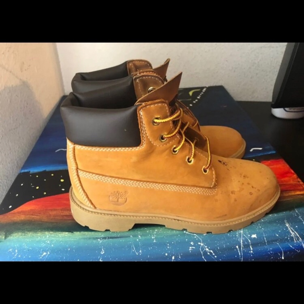 Tan timberland boots